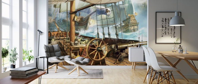 PHOTOWALL / Ship on Stormy Sea (e317421)