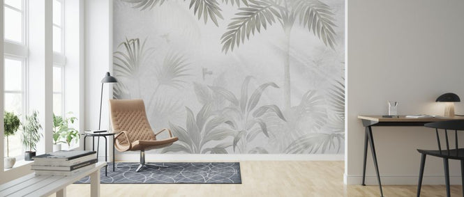 PHOTOWALL / Foggy Jungle - Bleached (e317745)