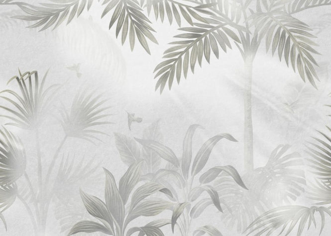 PHOTOWALL / Foggy Jungle - Bleached (e317745)