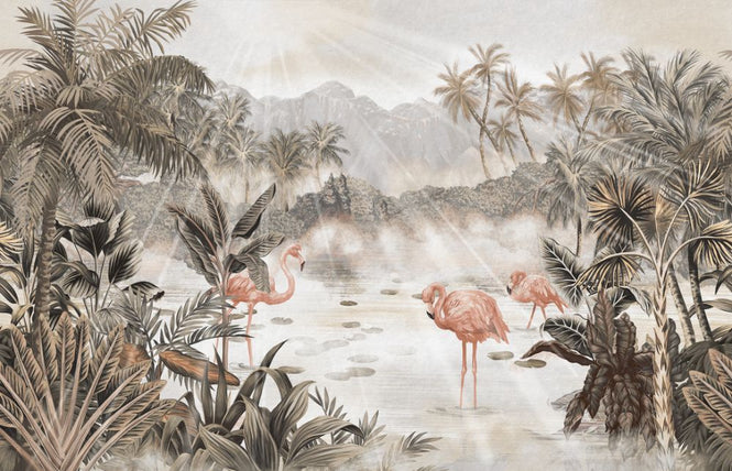 PHOTOWALL / Flamingo Essay - Sepia (e318656)