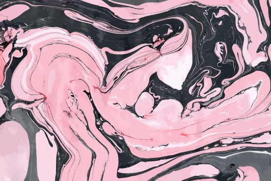 PHOTOWALL / Pink and Black Marble (e318230)