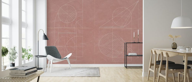 PHOTOWALL / Construction Drawing - Peach (e319132)
