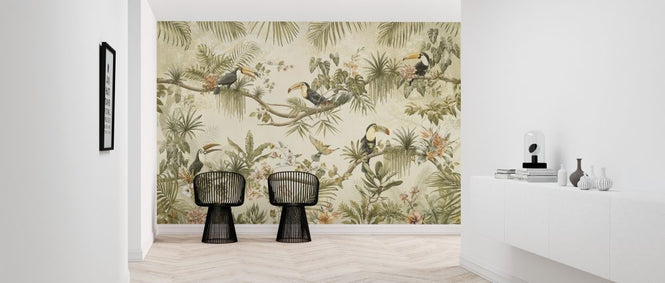 PHOTOWALL / Parrot Friends - Sepia (e319211)