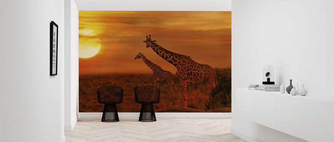 PHOTOWALL / Elephants and Giraffes (e317881)