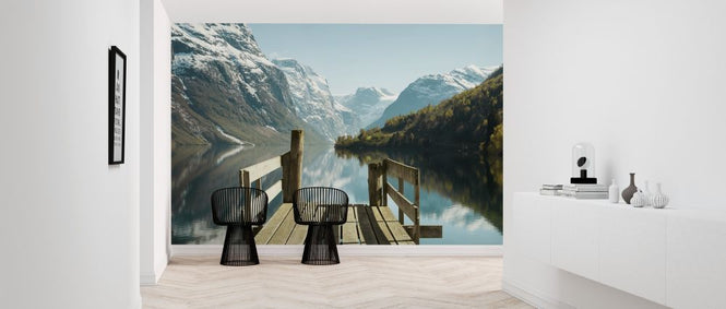 PHOTOWALL / Wooden Pier at the Lake (e318143)
