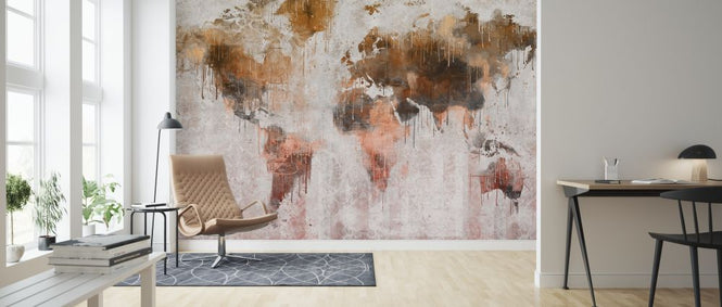 PHOTOWALL / Flowing Color Map - Chestnut (e320938)