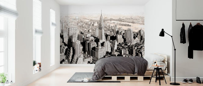 PHOTOWALL / New York City Sketch - Sepia (e320827)