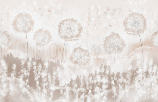 PHOTOWALL / Dandelion World - Sepia (e320882)