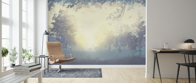 PHOTOWALL / Deers in Forest (e321156)