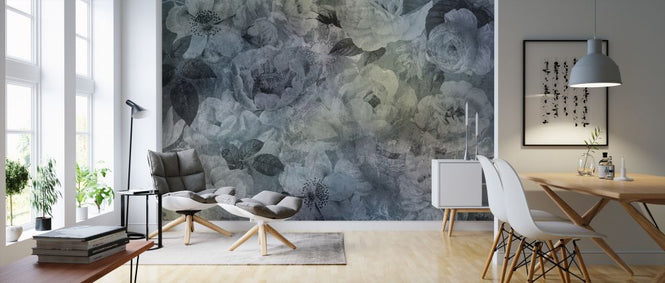 PHOTOWALL / Scratched flowers (e321163)