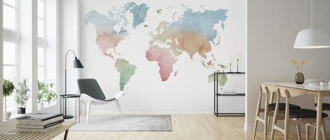 PHOTOWALL / Watercolor World Pastel Colors (e321176)