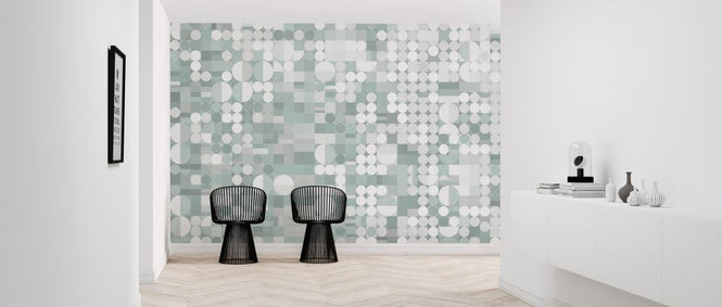 PHOTOWALL / Circles and Blocks Deco III (e321662)