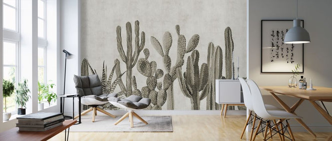 PHOTOWALL / Atacama Cactus - Sepia (e321673)