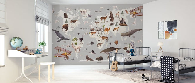 PHOTOWALL / World of Animals Map (e321895)