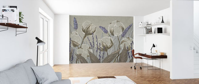 PHOTOWALL / Cotton Flowers III (e321912)