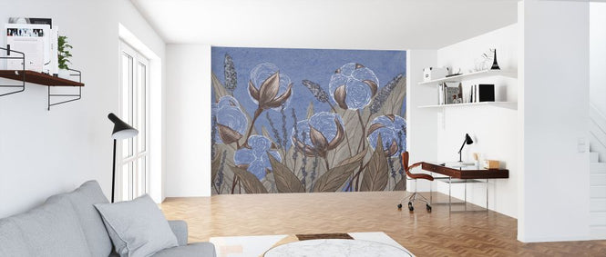PHOTOWALL / Cotton Flowers IIII (e321913)