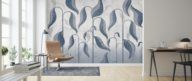 PHOTOWALL / Leaf Dance - Blue (e322302)