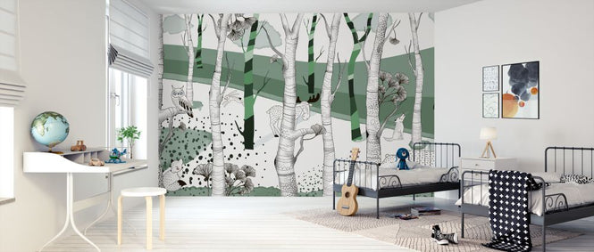 PHOTOWALL / Woodland - Green (e322322)