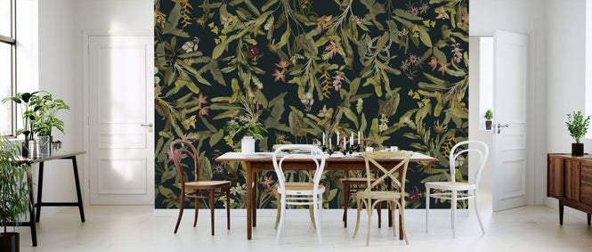 PHOTOWALL / Botanical Tropics - Dark (e322805)