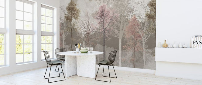PHOTOWALL / Hidden Bird - Pink Beige (e323390)