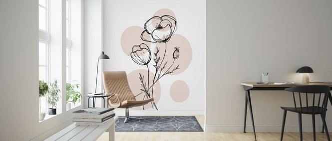 PHOTOWALL / Delicate Botanicals - Poppy (e322879)