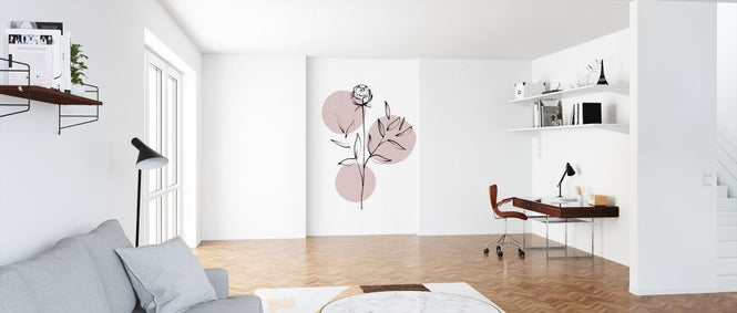 PHOTOWALL / Delicate Botanicals - Rose (e322881)