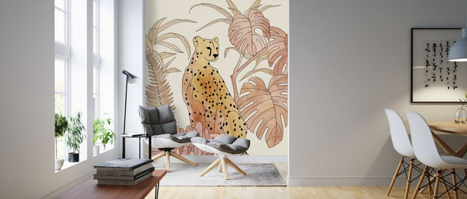 PHOTOWALL / Blush Cheetah (e321369)