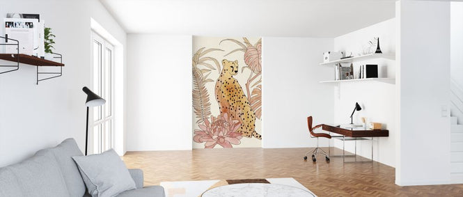 PHOTOWALL / Blush Cheetah (e321369)