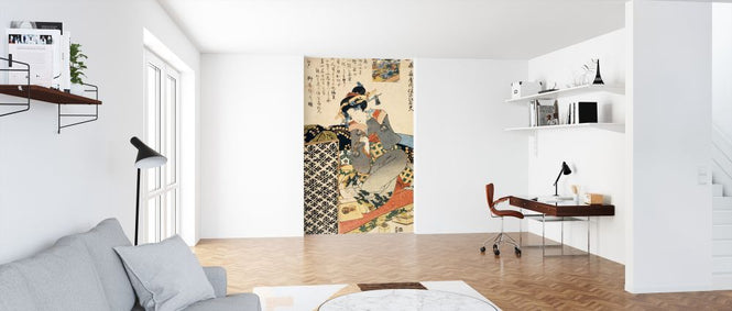 PHOTOWALL / Lady with Pipe and Tobacco (e322038)