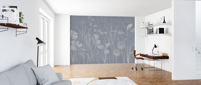 PHOTOWALL / Dandelion Field - Blue (e325245)