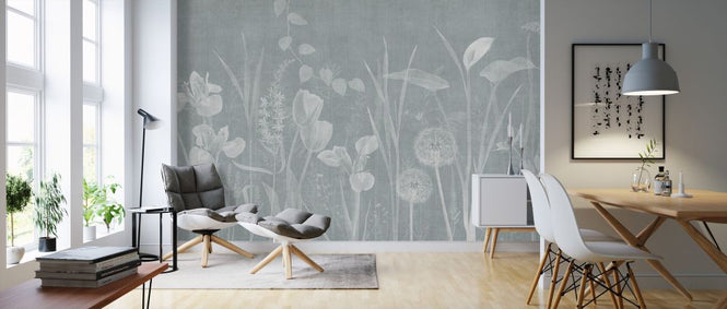 PHOTOWALL / Dandelion Field - Emerald (e325246)