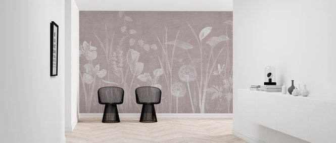 PHOTOWALL / Dandelion Field - Plum (e325247)