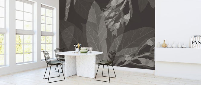 PHOTOWALL / Leaf Glance - Dark (e325262)