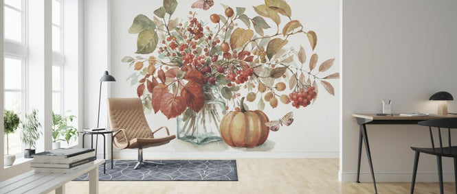 PHOTOWALL / Autumn in Nature - White (e326180)