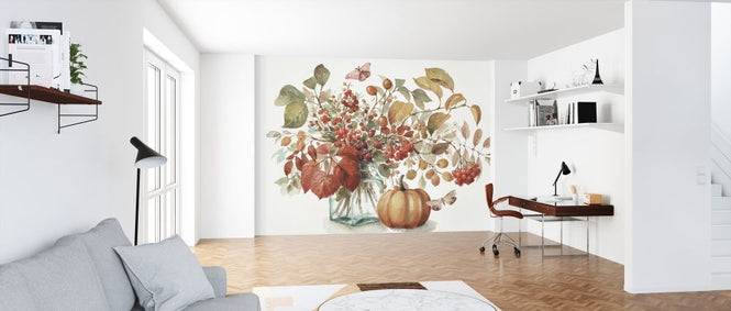 PHOTOWALL / Autumn in Nature - White (e326180)
