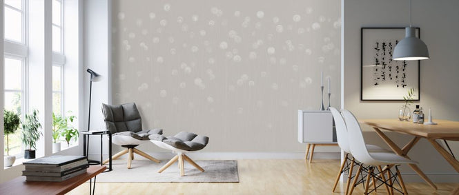PHOTOWALL / Dandelion Field - Beige (e326664)