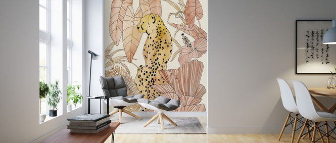 PHOTOWALL / Blush Cheetah (e324602)