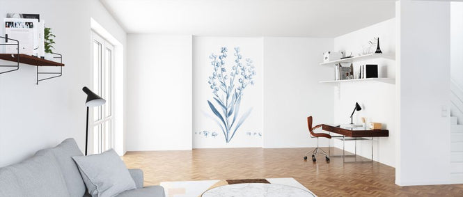 PHOTOWALL / Antique Botanical in Blue (e324752)