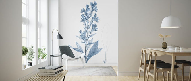 PHOTOWALL / Antique Botanical in Blue II (e324753)