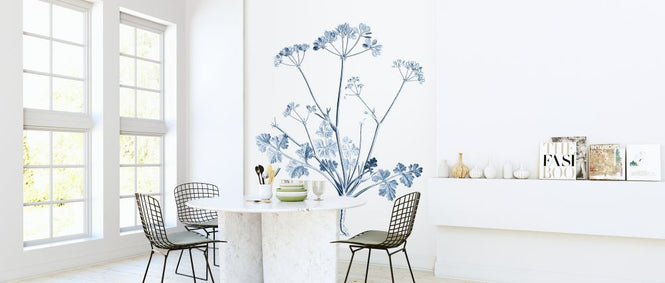 PHOTOWALL / Antique Botanical in Blue III (e324754)