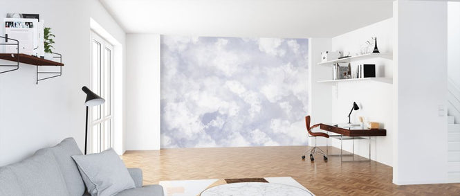 PHOTOWALL / Fluffy Clouds - Blue (e327098)