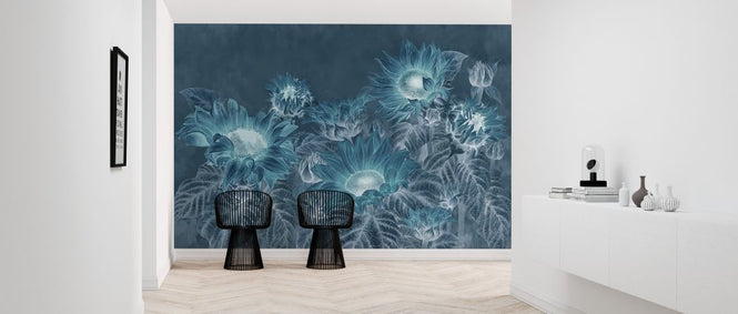 PHOTOWALL / Sunflowers at Night (e327105)