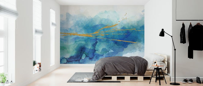 PHOTOWALL / Accidental Watercolor - Blue (e327676)