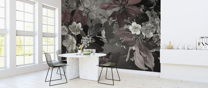 PHOTOWALL / Bouquet with Poinsettias (e327686)