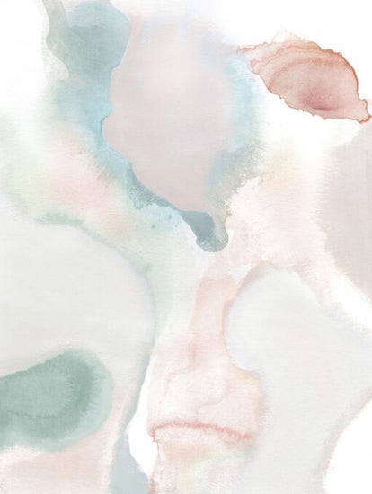 PHOTOWALL / Sage and Pink Abstract (e325430)