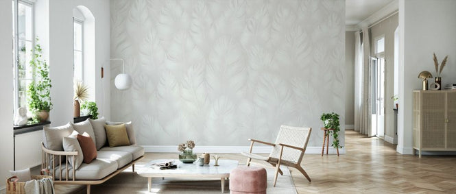 PHOTOWALL / Into the Feathers - Beige (e328422)