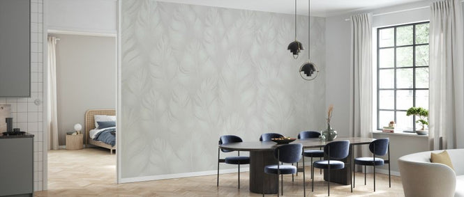 PHOTOWALL / Into the Feathers - Beige (e328422)