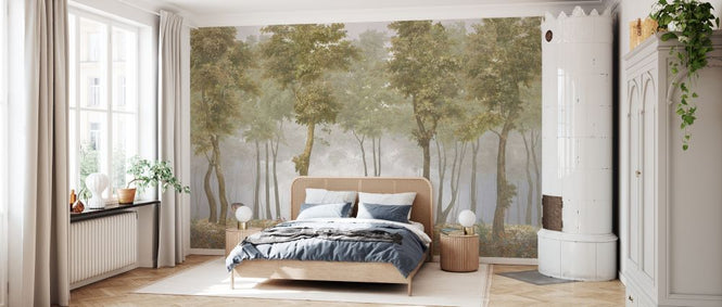PHOTOWALL / Misty Reindeer Forest (e328446)