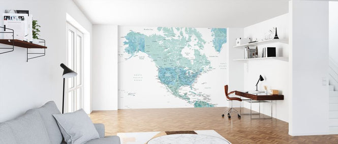 PHOTOWALL / North America and Caribbean Map (e325730)