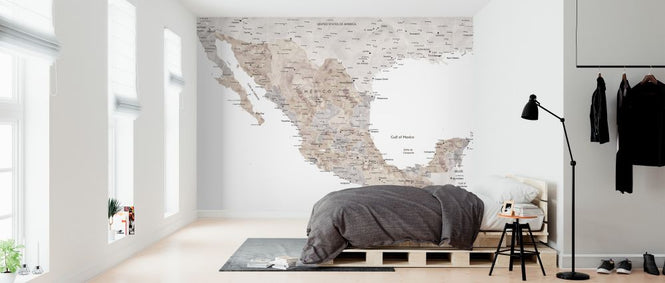 PHOTOWALL / Mexico Map (e325734)